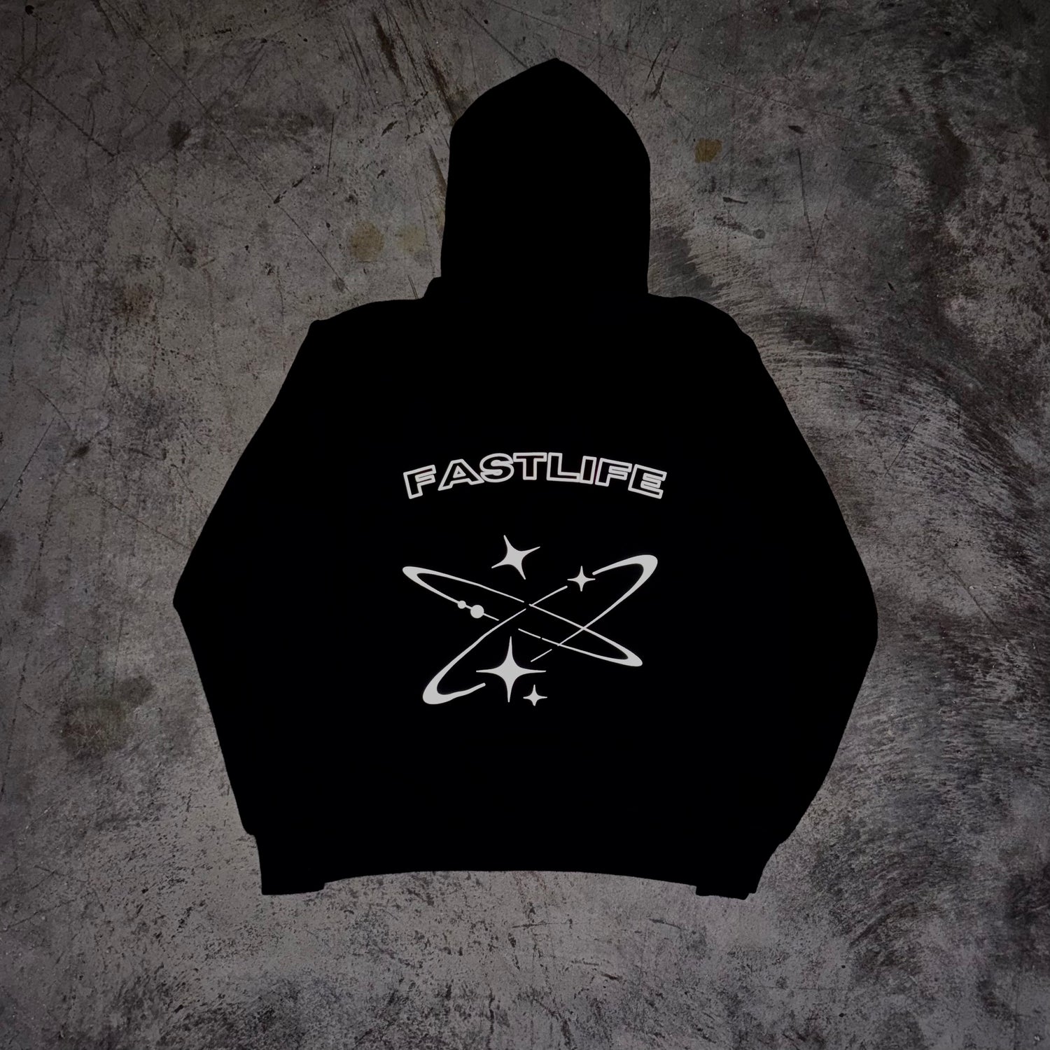 FASTLIFE™ | Black Hoodie Purple ED.