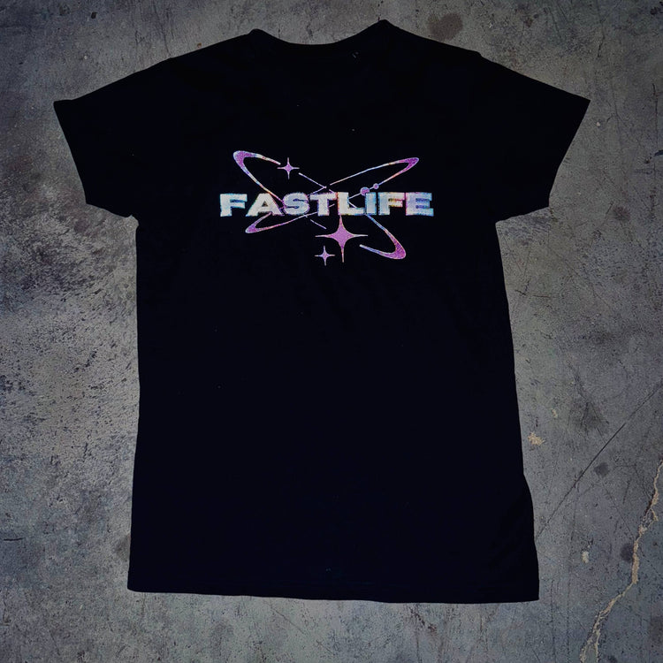 FASTLIFE™ | Black T-Shirt Purple ED.